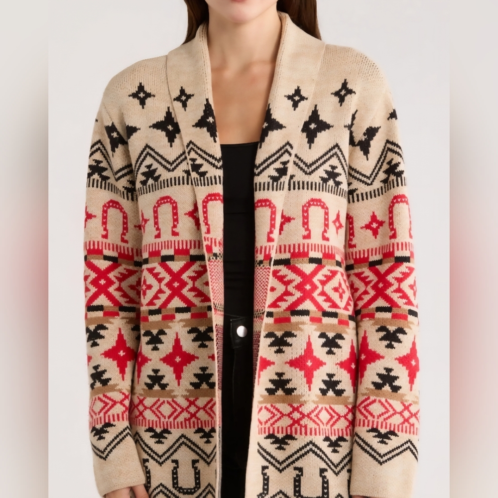 LUCKY BRAND Horseshoe Cardigan